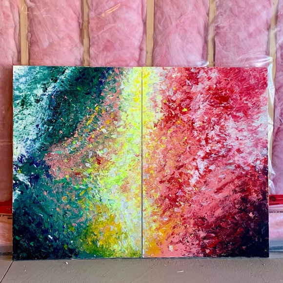 Titled - “Molly” Original Acrylic Painting from 2015 - Picture 3 of 3